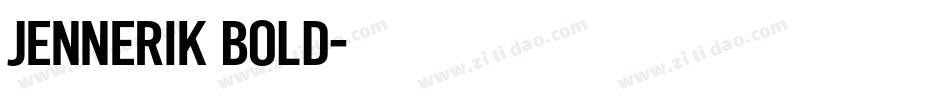Jennerik Bold字体转换